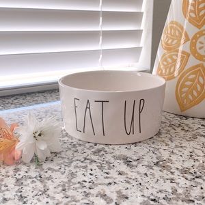 Rae Dunn EAT UP dog bowl